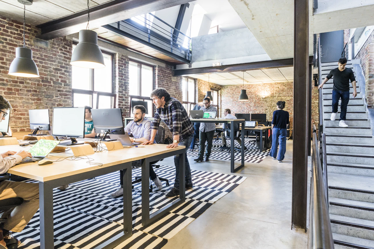 Bright, modern VEGA CoreTech-style studio office